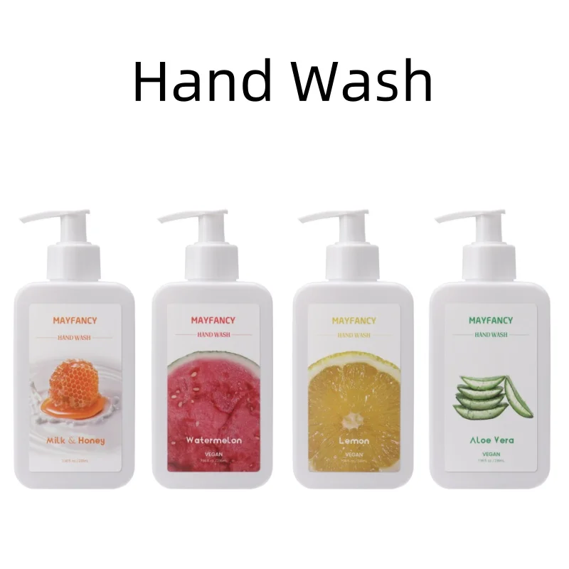 Kitchen Foam Hand Wash Dispenser Set Fruit Scented Moisturizing Foaming Hand Soap Clean and Convenient Hand Soap for Daily Use