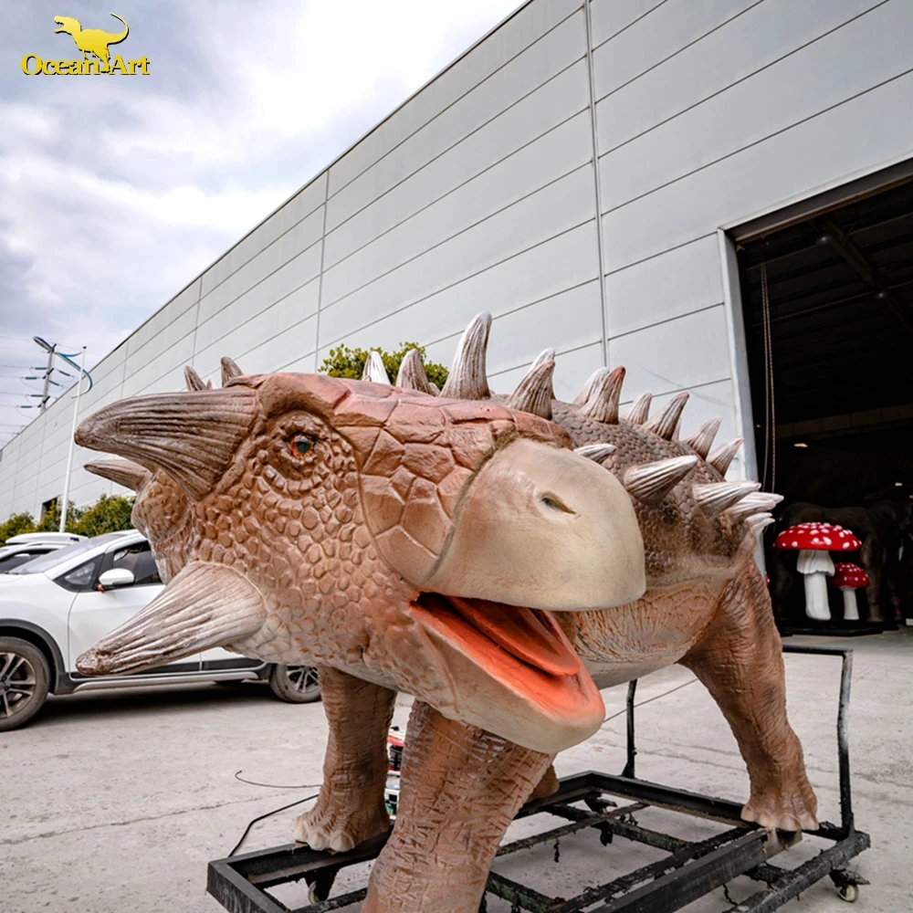 zigong dinosaur supplier animatronic dinosaur large attraction decorations moving dino for outdoor playground