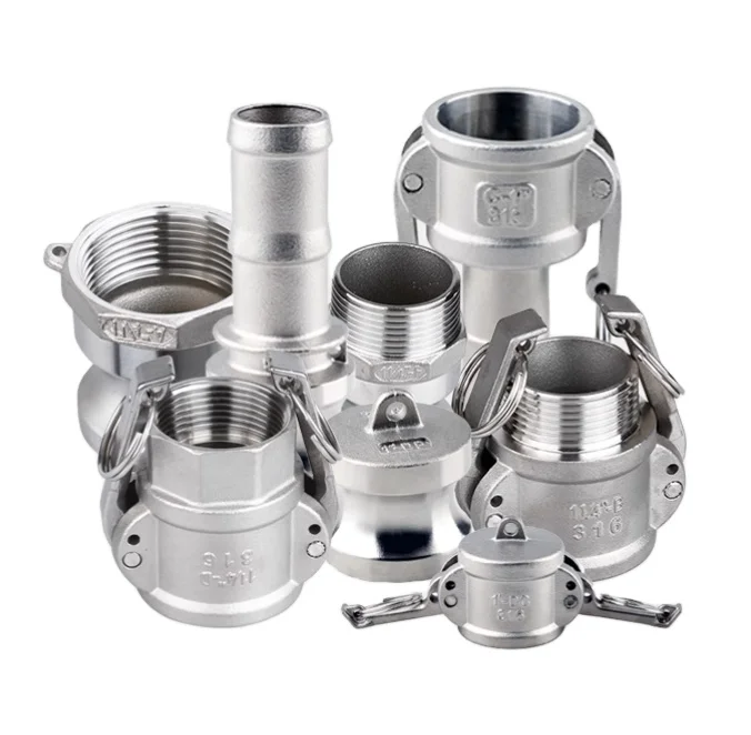Stainless steel 304/316 quick connector all type A/B/C/D/E/F/DC/DP SS hose fitting camlock coupling