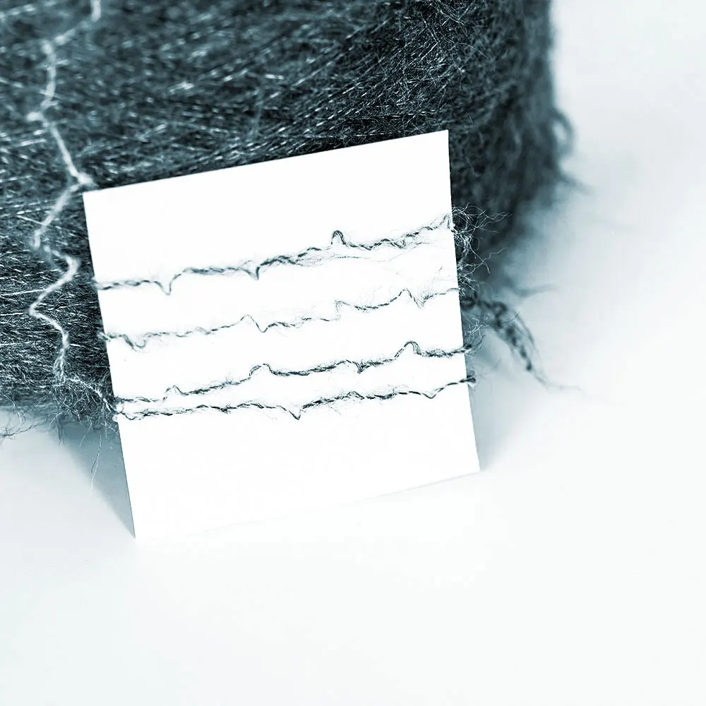 reasonable price Blended yarn polyester yarn for scarf soft feeling