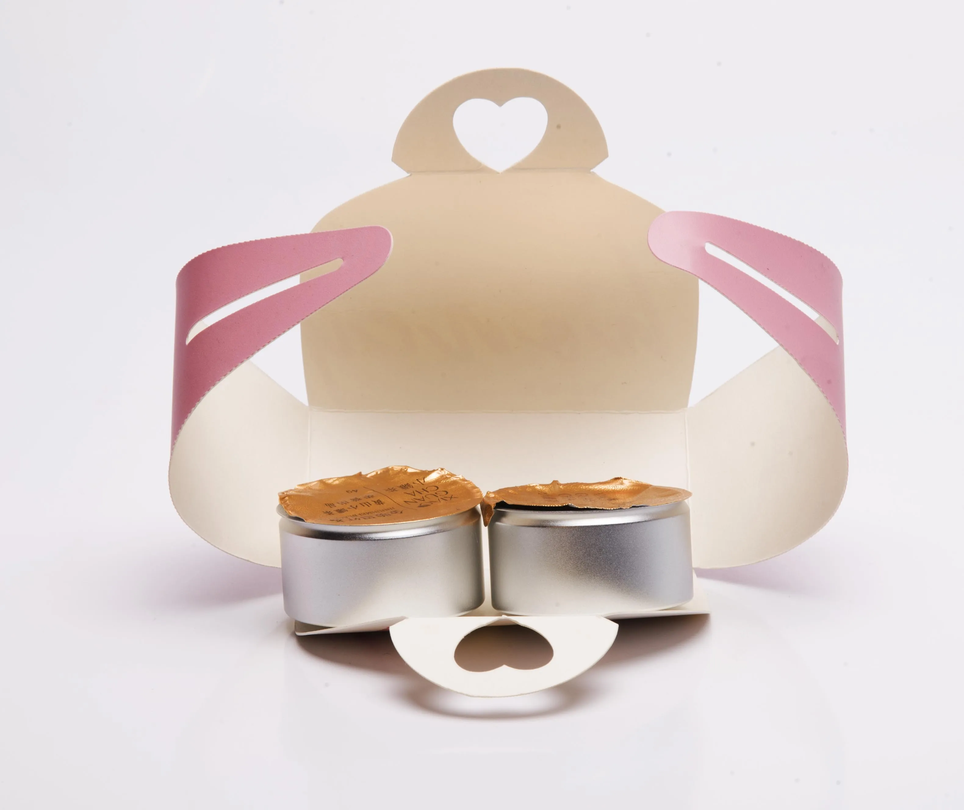 China cheap price pink customized paper packaging box printed paper box for sweets
