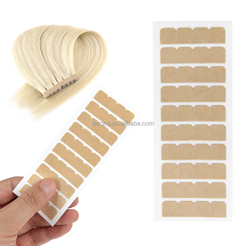 Leeons 60pcs/bag Lace Wig Adhesive Toupee Glue Super Double Side Tape for Hair Extension