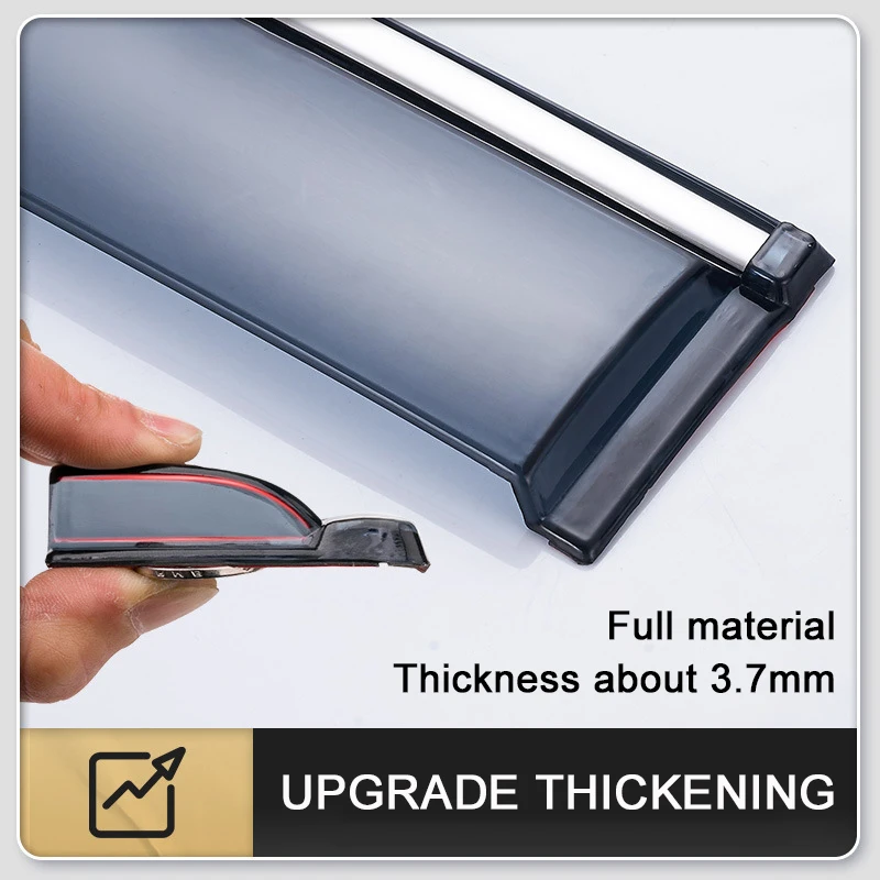 Car Exterior Original Car Window Deflector Ventilation Window Sunshade Rain Shield For Volkswagen ID.4 2021