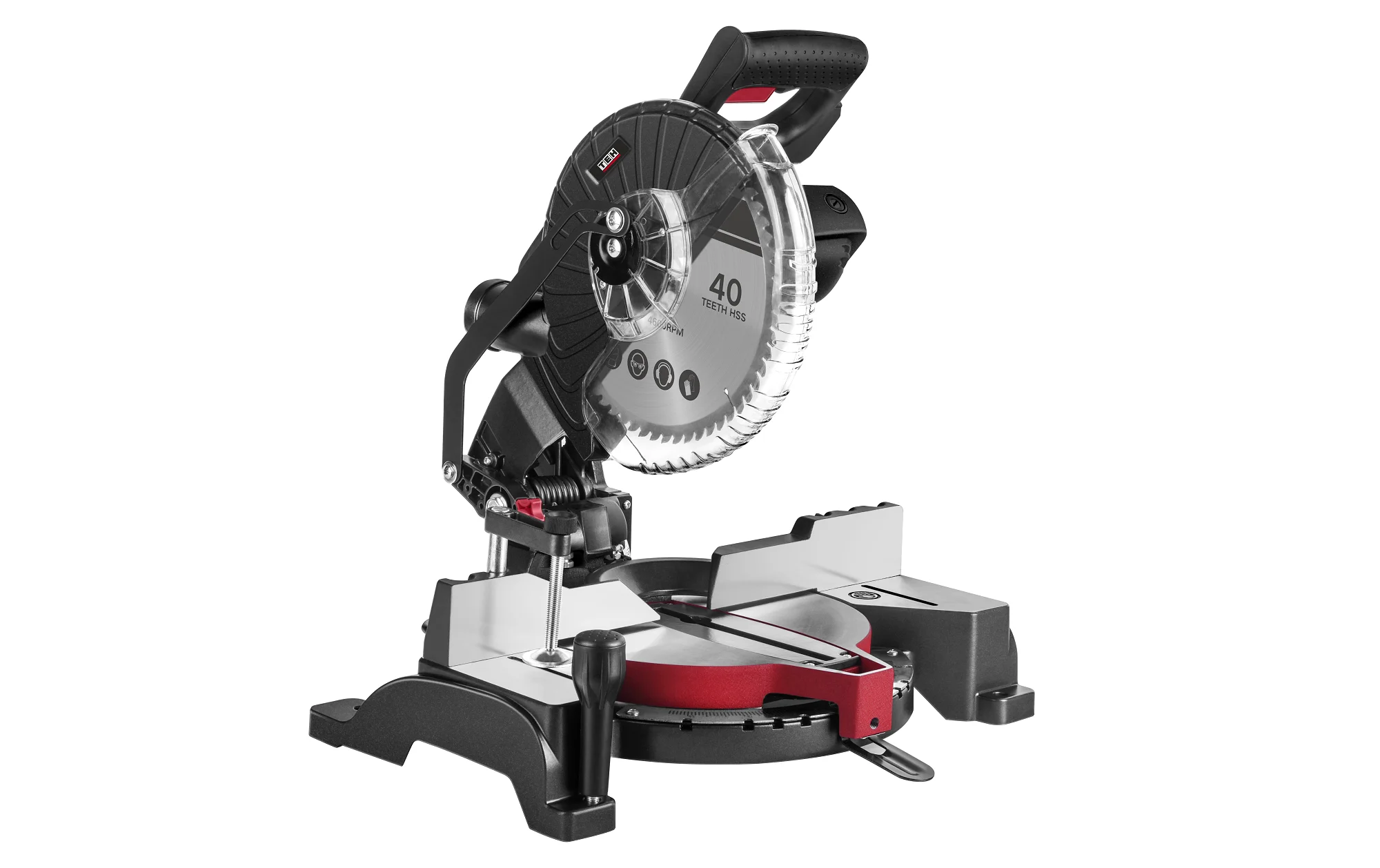 TEH Easy Transport Multipurpose 255MM Electric Single Bevel Multi Material Compound Mitre Saw 220V