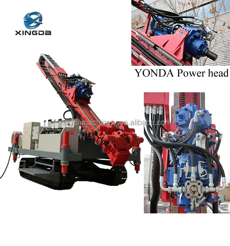 Blast Hole Engnieering Drill Rig Crawler Geological Exploration Machine