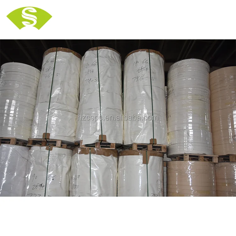 
Plain white paper cup bottom raw materials paper in reels 