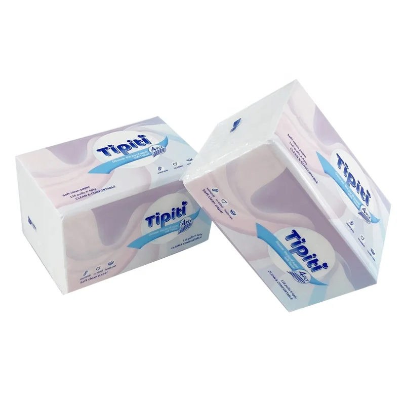 Manufacturer Tissue Paper Facial Wholesale Stock High Quality Wood Pulp Hotel Facial Tissue Soft Pack