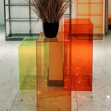 Прозрачный акриловый магазин одежды полосатый каменный узор украшения для пола базовая витрина