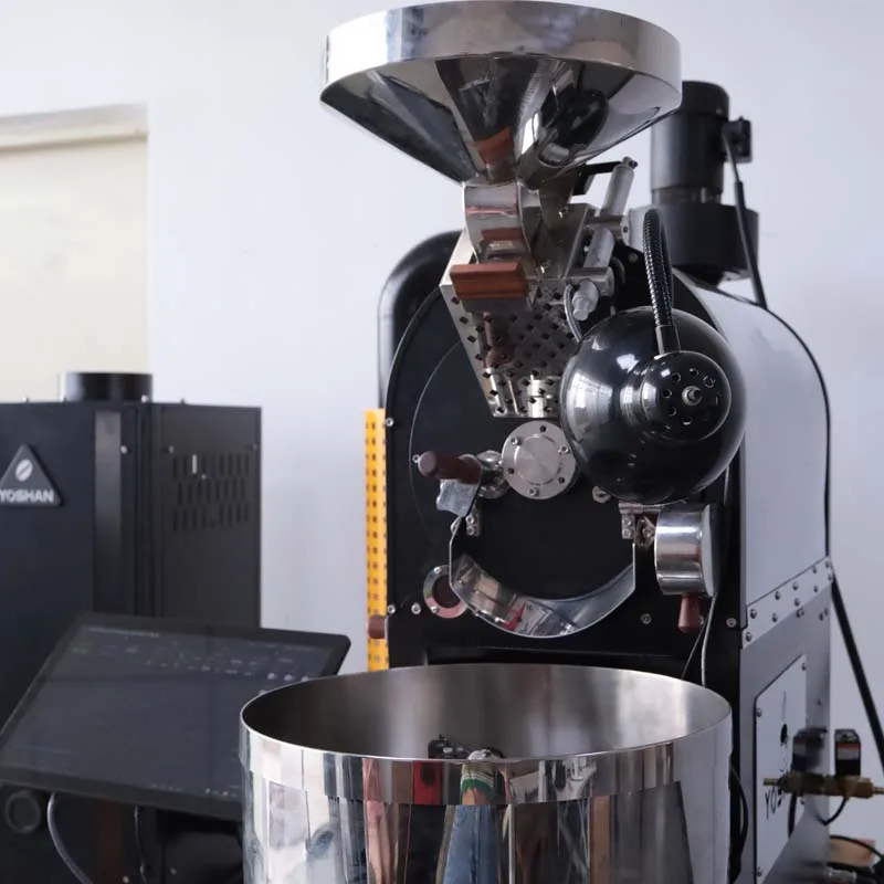 Latest design Factory full automatic hot air 1kg 2kg torrefatore processing equipment coffee bean roasted roaster machine maker