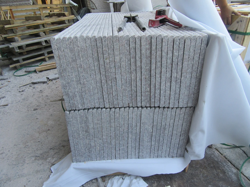 Chinese Polished Granite Step Tiles G687 Pink Granite Stone Stairs