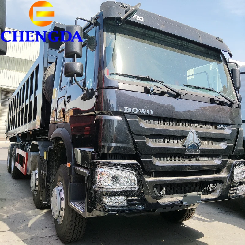 Sinotruck Howo 8x4 12 Wheeler Tipper Dumper Sand Transport 480hp Good Condition Diesel Mining New Dump Truck