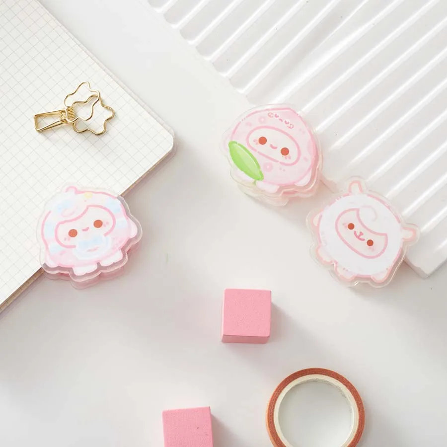 China Wholesale Supplier Memo Clips Planner Tools Wholesale Custom Plastic Clips Cartoon Book Marker Paper Photo Fridge