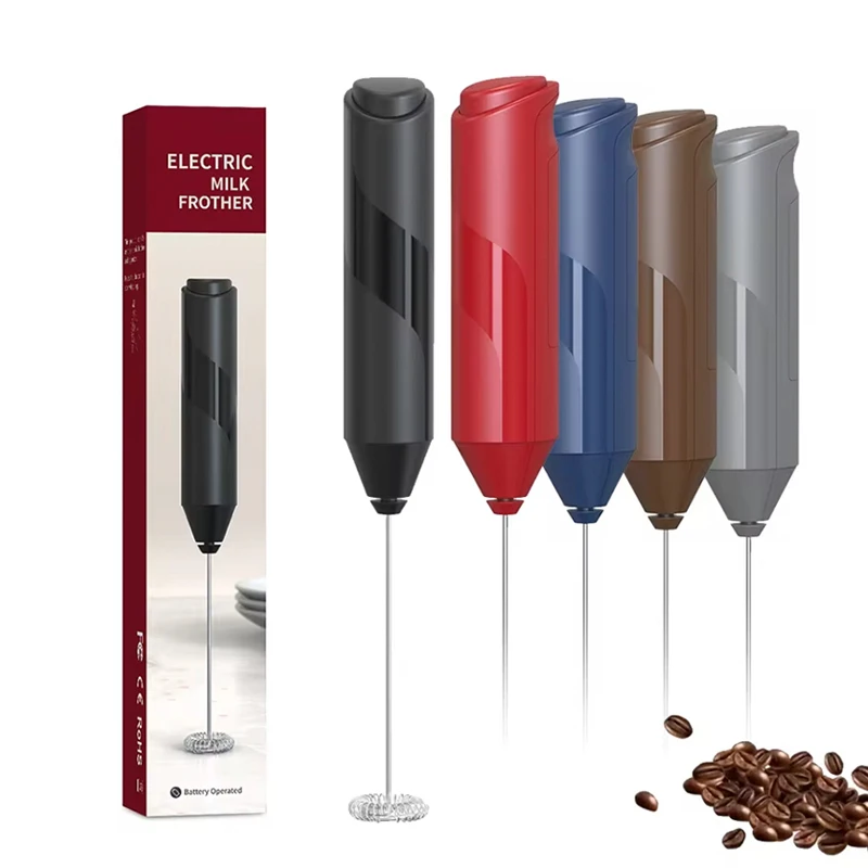 Handheld Foam Maker Battery Operated Hand Mixer Electric Powerful Milk Coffee Frother