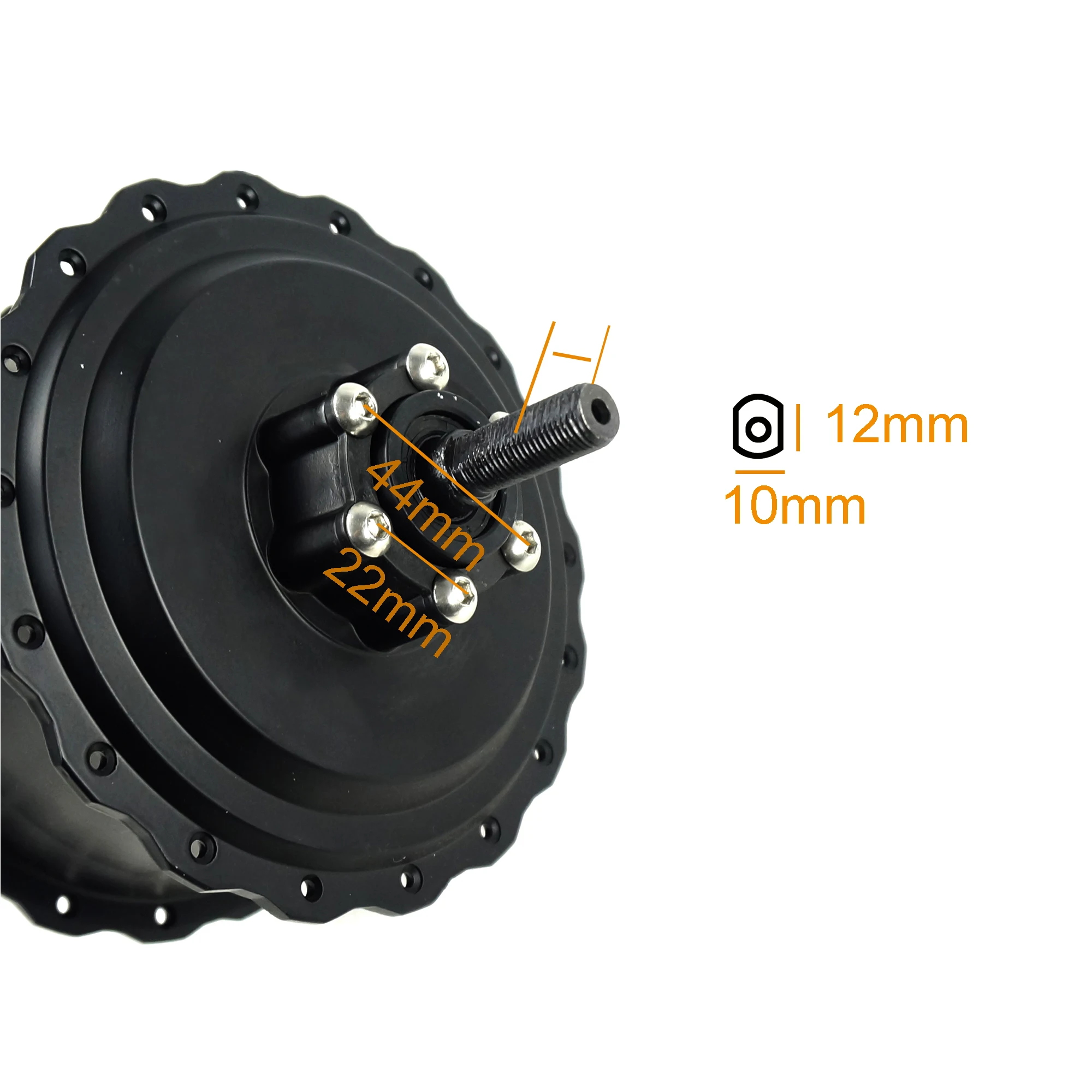 Greenpedel gear wheel hub motor 48V 500W rear rotate cassette snow ebike fat tire electric hub motor for ebike