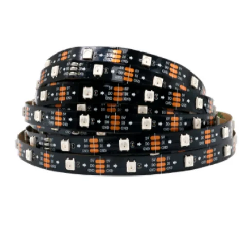 Красочные светодиодные полосы Rgb IP67 водонепроницаемые DC5V 60 90 света 40 м (2 рулона 20 м) Bluetooth Sma пейзаж