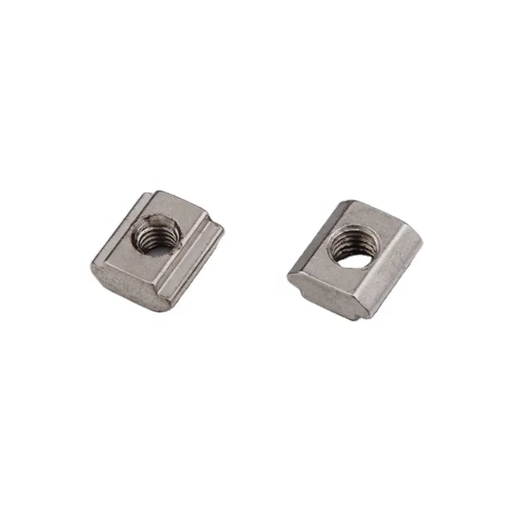 2A36.AA.01 Steel nickel plated square hammer profile nut M3 M4 M5 M6