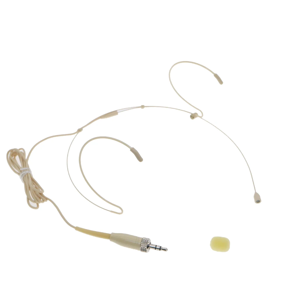 e40 Double Ears Hooks Headset Microphone For XS EW100 300 500 AVX Digital 6000 9000 Evolution Wireless Omnidirectional System