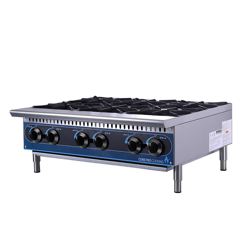 Hotel Restaurant Kitchen Equipment Stainless Steel Gas Stove/ Gas Cooker/ Lpg Gas Range Industrial Gas Burner