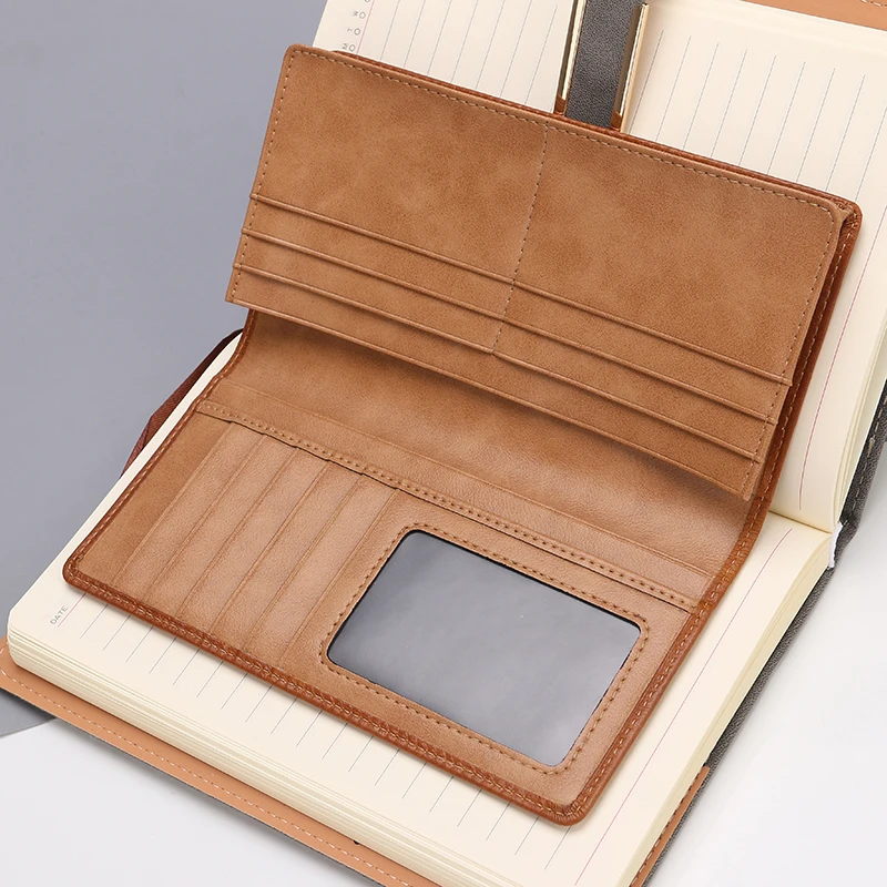 Wholesale Men Leather Wallet Custom Logo Simple Long Purse Rfid Wallet Genuine Leather Slim Business Card Holder Wallet For Men