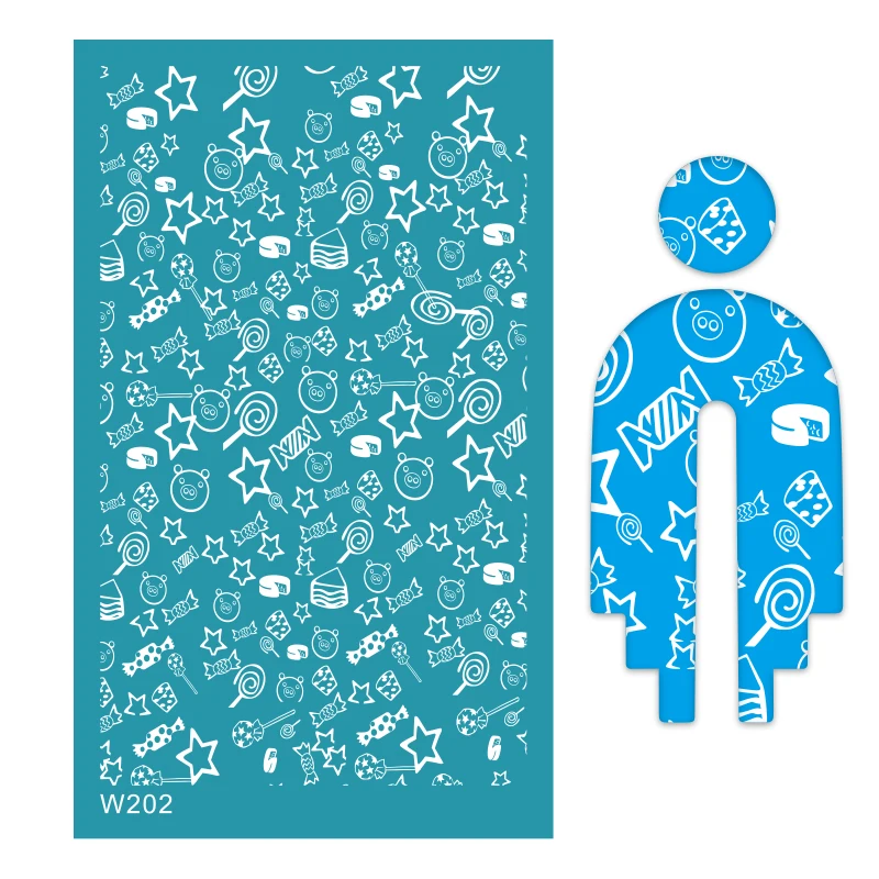 Amazon Hot Sale Polymer Clay Silkscreen Printing Board DIY Clay Earring Making Decoration Tools Polyester Screen Stencils