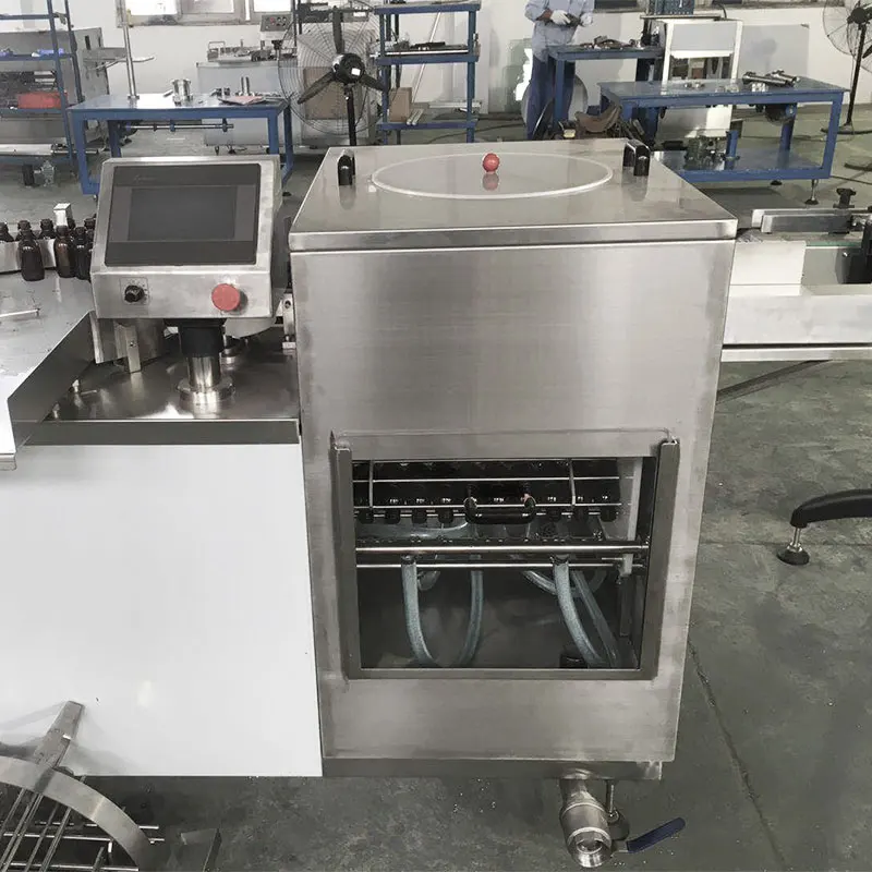 Customized automatic stainless steel ultrasonic cleaning machine bottle washing machine