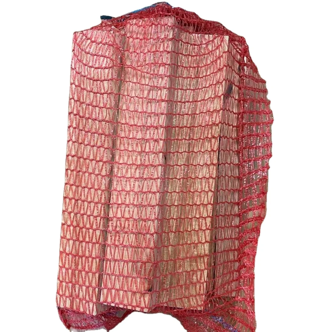custom color size leno net bags for sale reusable raschel mesh bags for firewood potato onion