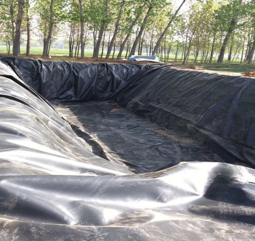 Hdpe geomembrane fish pond lotus pond culture impermeable film artificial lake reservoir dam hdpe geomembrane