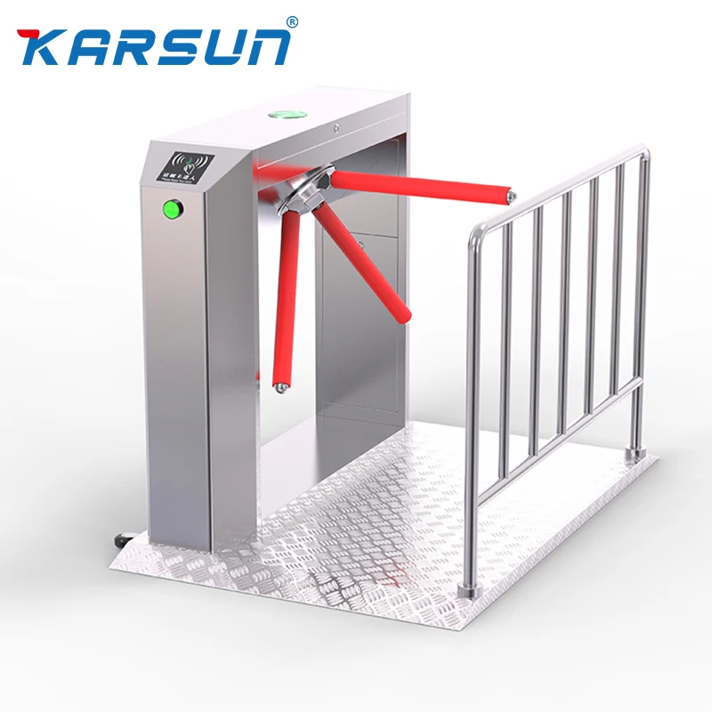High Safety Full Automatic 3 Arm Access Control Tripod Turnstile Barrier Gate  for Security Check