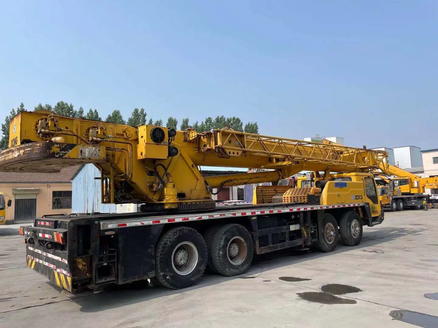 Used chinese truck crane qy50k 50 tons hydraulic mobile crane price for sale