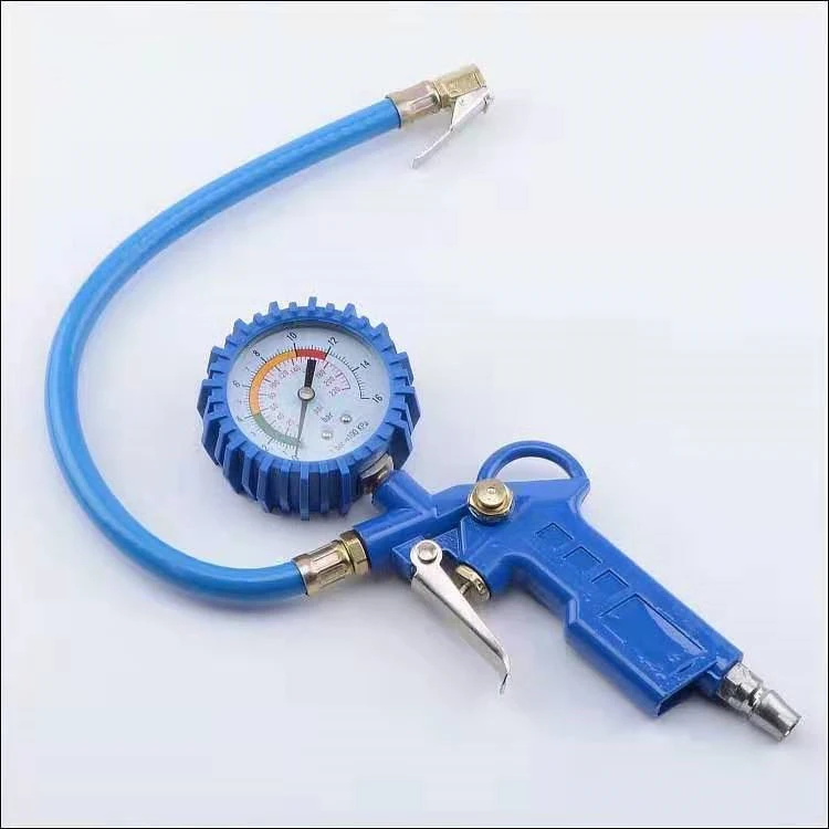 
Heavy duty air tire pressure gauge tire inflator gun for car truck tyre 