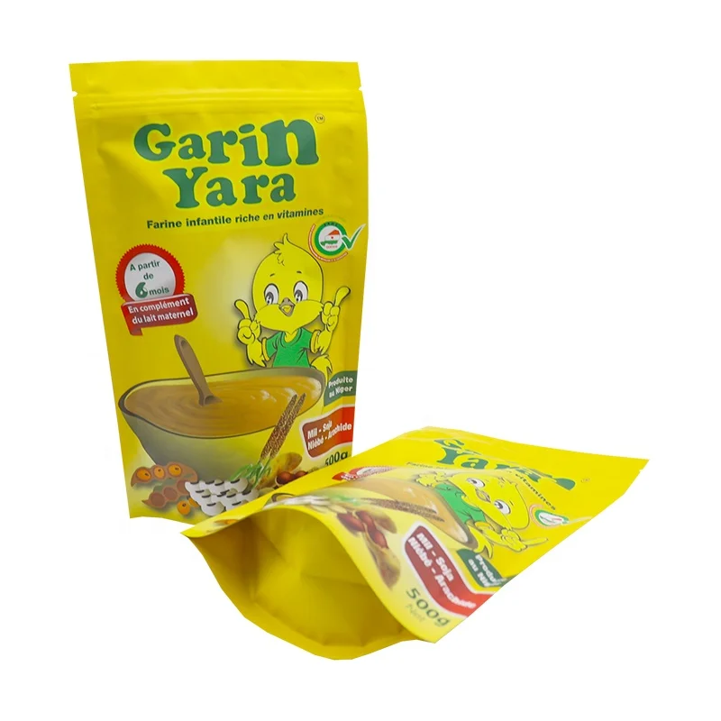 Quality Food Grade Stand Up Pouch For Seasoning Spice Paper Packaging Pouch Packing Bag Spice Powder Pouch Packaging