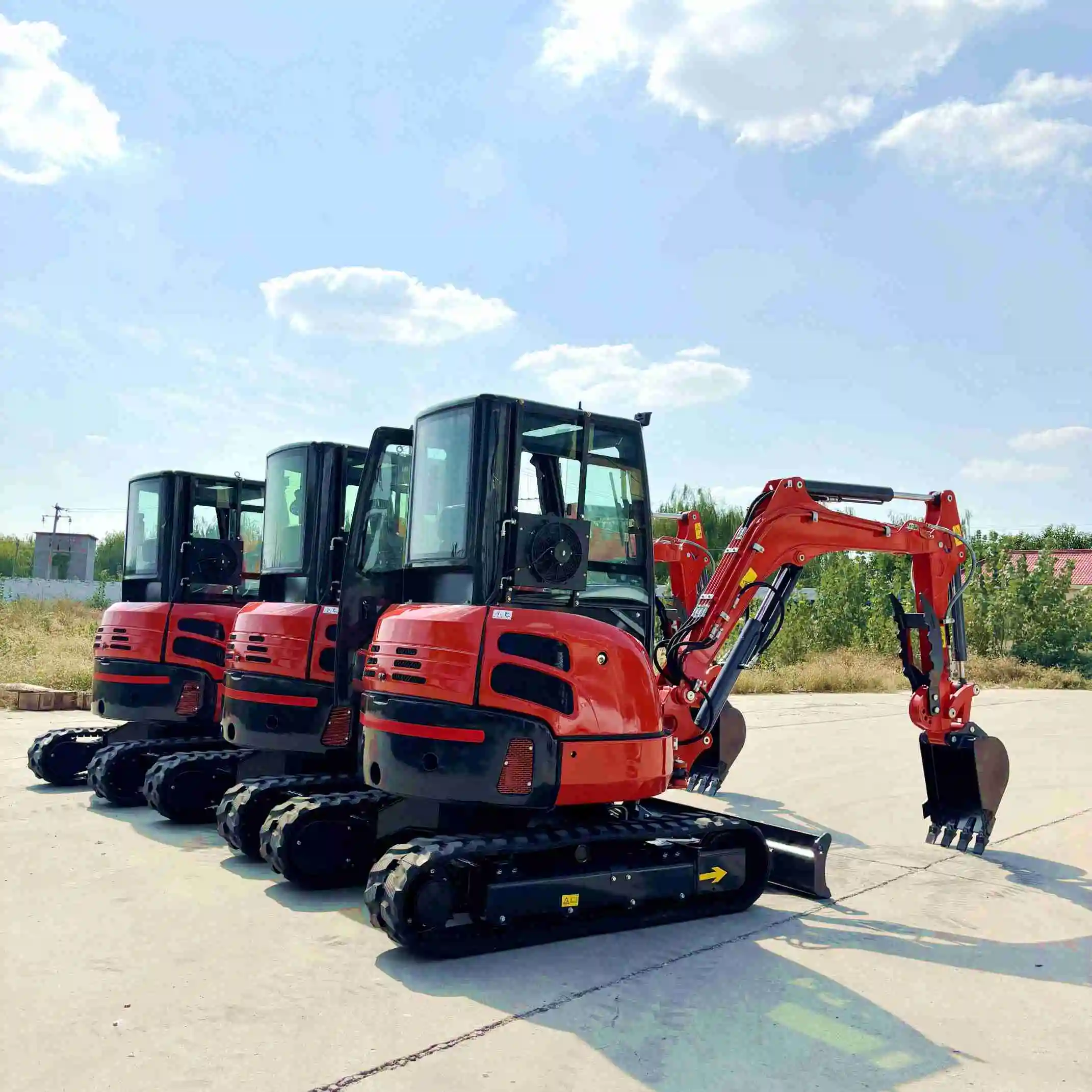 hydraulic crawler mini small excavator 4 ton 1.8 ton track Small Digger China  Mini Best Excavators price