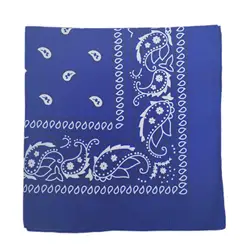 Wholesale Multifunction Colourful Headwear Scarf Custom 100% Cotton Square Customized Printed Headwear Paisley Bandana