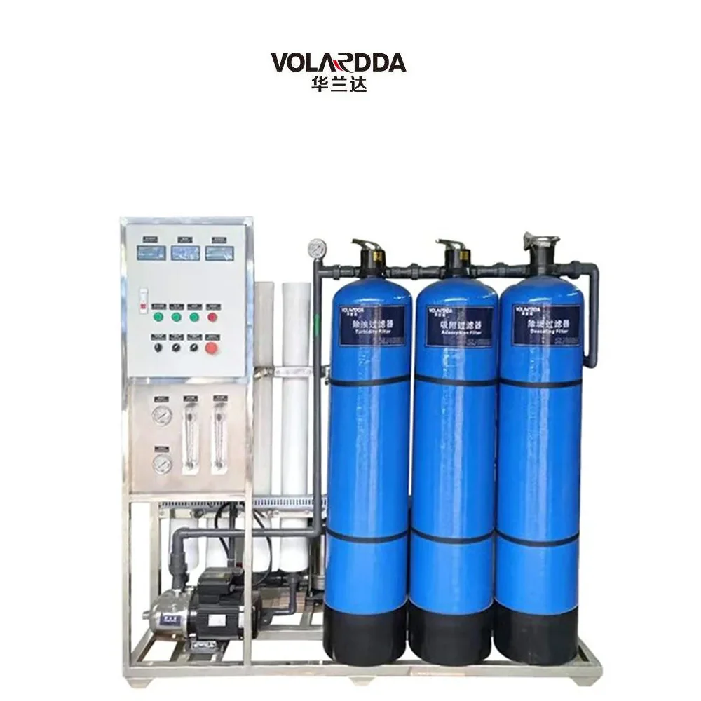 500LPH Volardda Distilled Pure Water Treatment Machine Plant Industrial Reverse Osmosis RO Drinking Water Purifier Filter