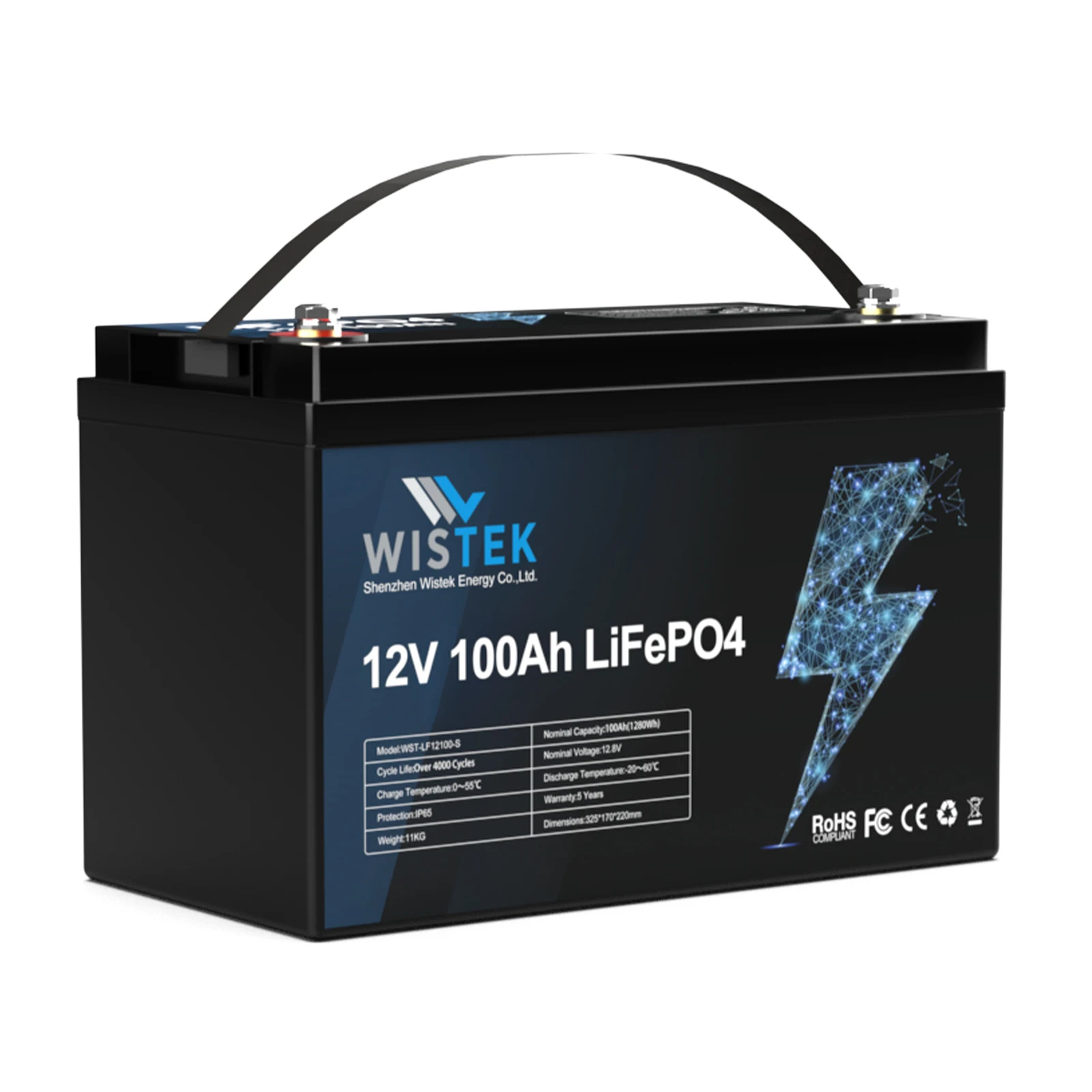 Wistek best price 12v lifepo4 battery 12v 6ah 7ah 12ah 18ah 20ah 50ah 60ah 100ah 120ah 200ah lifepo4 battery supplier