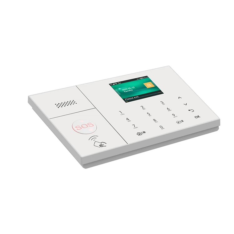 
Customized 2.4 Inch Tft Color Display Touch Keyboard Smart Home Security Alarm System 