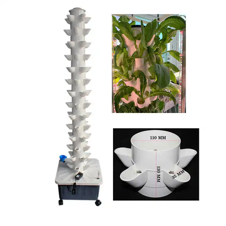Good Qualitylyinefully Automatic Hydroponic Towers For Growing Veggies Tomato Straberry70 Planting Holes Household And Garden