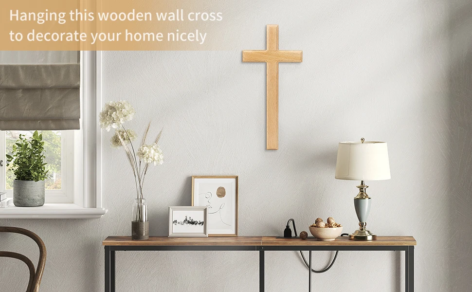 Religious Wooden Crafts Cross Christian Crosses Carved Hand Fit Small Wooden Cross