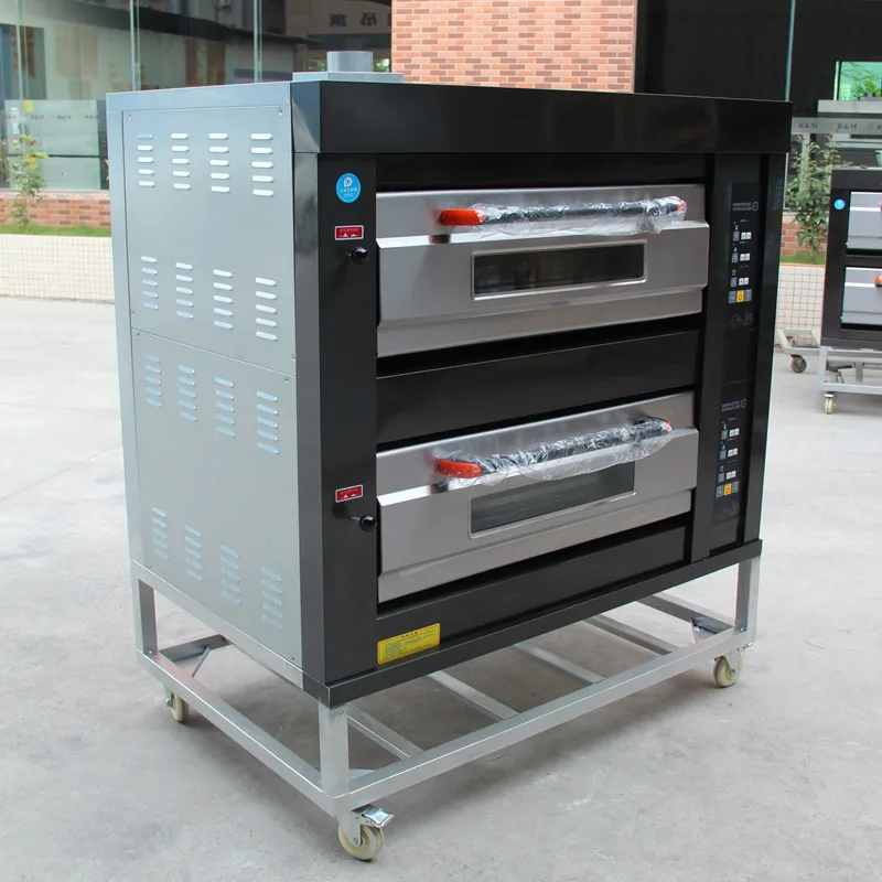 Professional deck oven, Commercial gas and electric bread baking machine sale at promotion price
