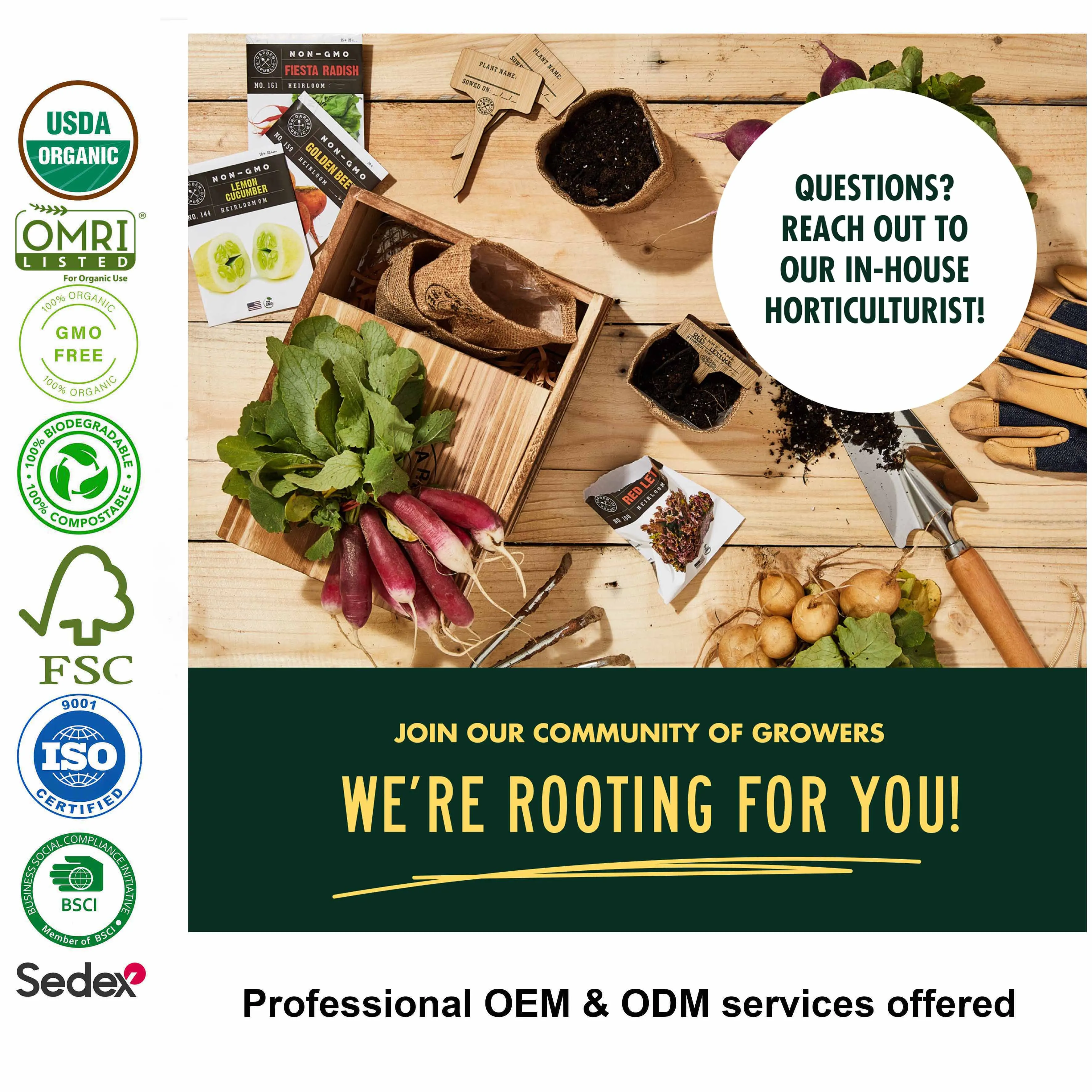 Radish Golden Beets Red Lettuce  Lemon Cucumber fruit and vegetable garden vegetable hydroponics grow cabinet herb starter kit