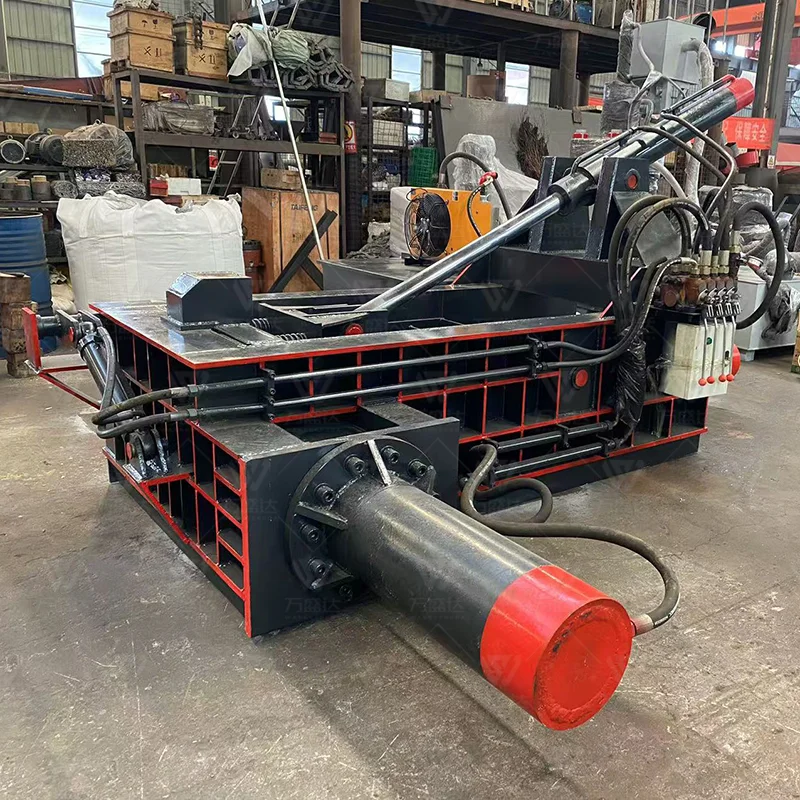 Scrap Metal Baler Compression Cast Iron Scrap Hydraulic Baling Press Machine Press Nonferrous Metal Compactor