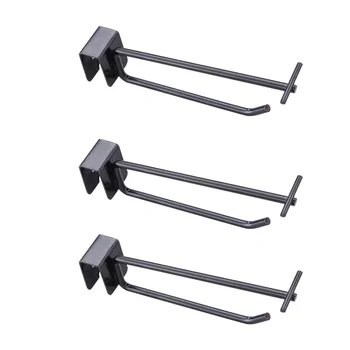 Huifeng  Supermarket Shelf Accessories Hook Square Pit Plate Hole Plate Mesh Shelf Single Branch Double Pole Hook