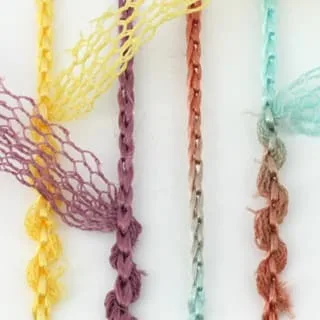 Lovely texture and color spun yarn polyester for accesory and fashion