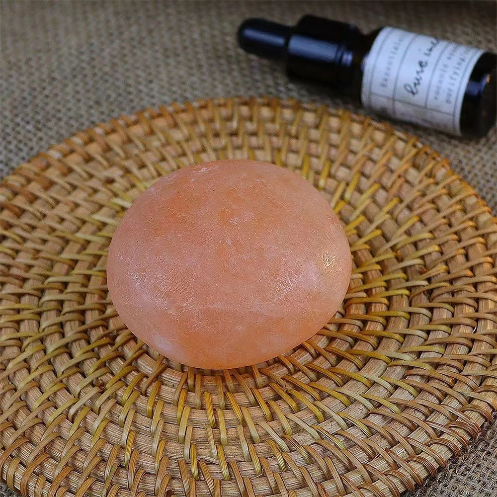 Himalayan Stone Soap Crystal Massage Cleansing Stone Himalayan Salt Stone Soap for Home Spa Relaxing Healing Pain Relief