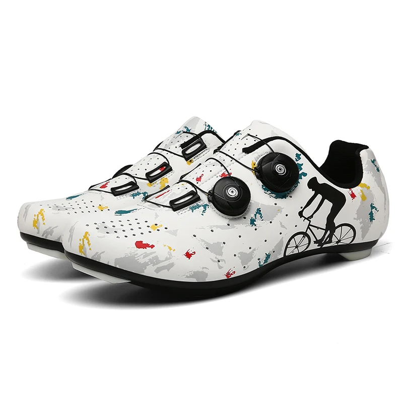Bicycle Carbon Mountain Mtb Cycle Cleats Spd Brake Men Racing Road Bike Cycling Shoes