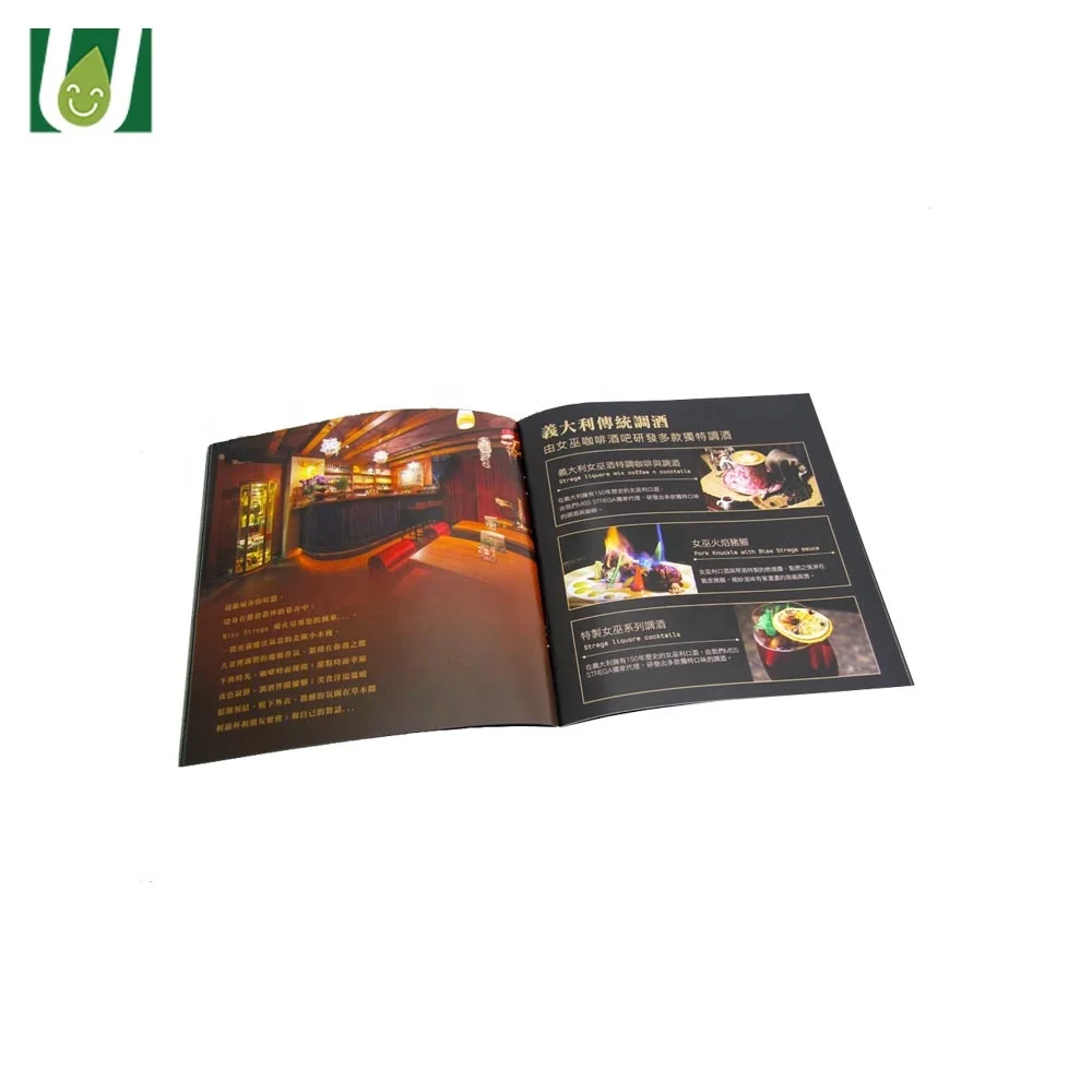 Business Advertising Small Pamphlet Restaurant Menu Book Instruction Booklet Printing