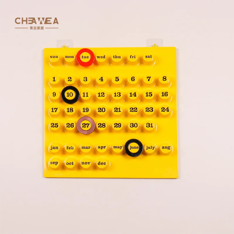 Home Calendar PVC Recording Date Every Year Living Room Calendar Board Wall Desk Hanging Style Calendar