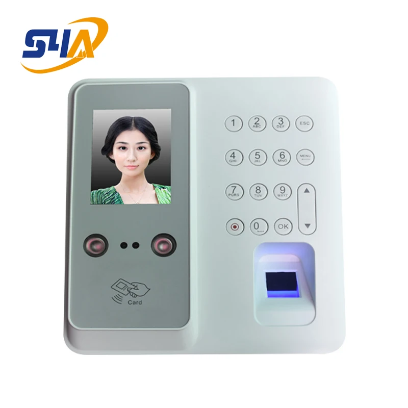  Dynamic facial recognition access control with Fingerprint and password support Attendance machine Dynamic Facial Access Control