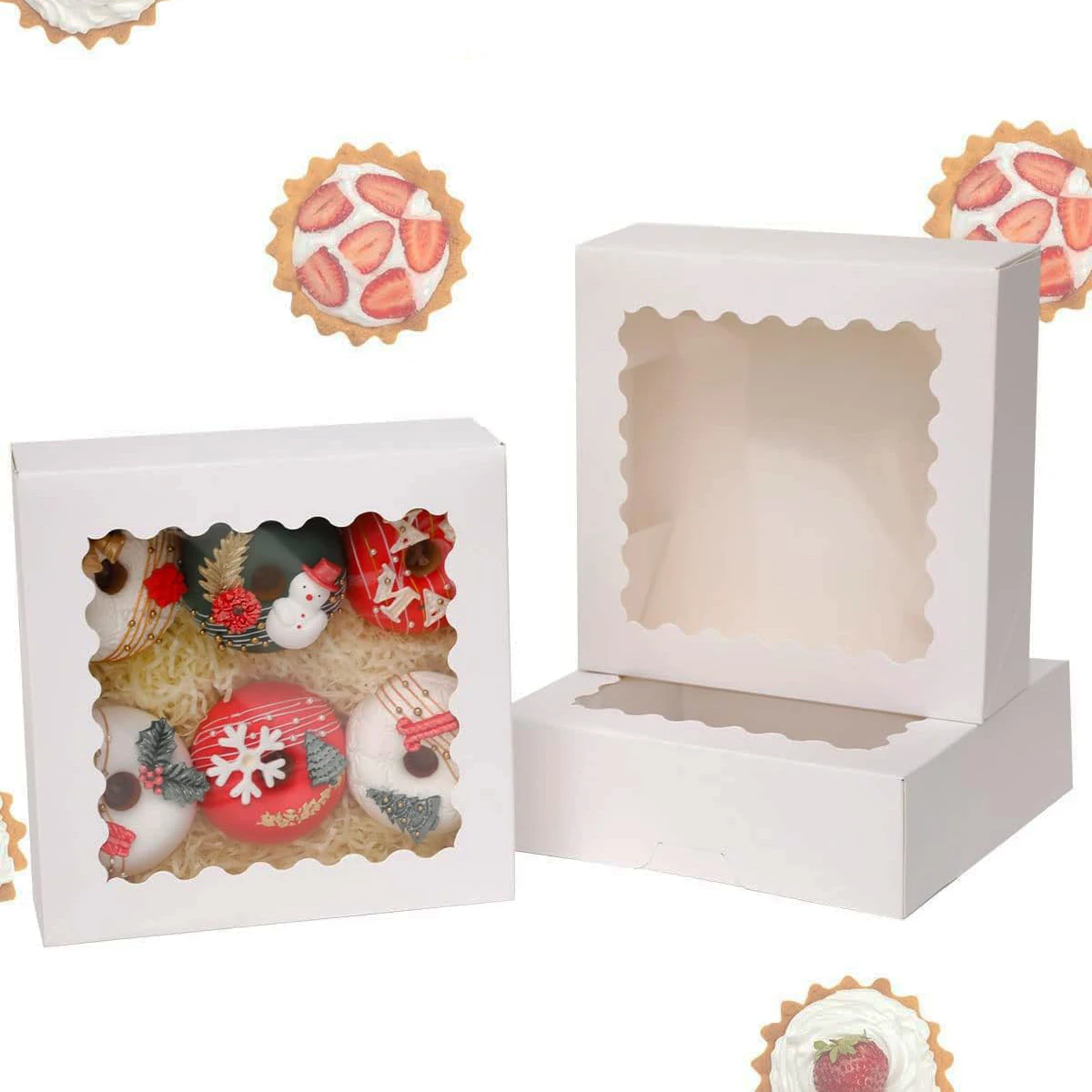 Factory wholesale customized size Chocolate folding Holiday gift giving packaging carton box for candies and cakes