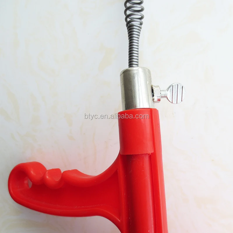 5M Wire Drain Snake, Spring Drain Cleaner, Pipe Drain Cleaning Machine In China